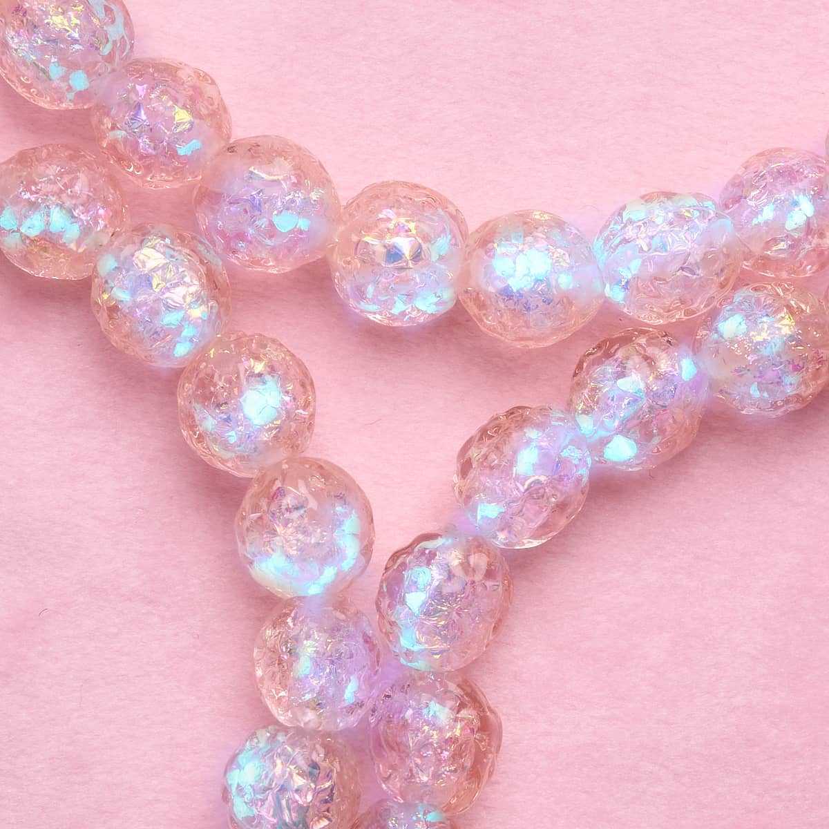 Apricot Ice | Firework Glass Ice Drop Bracelet - Image 4