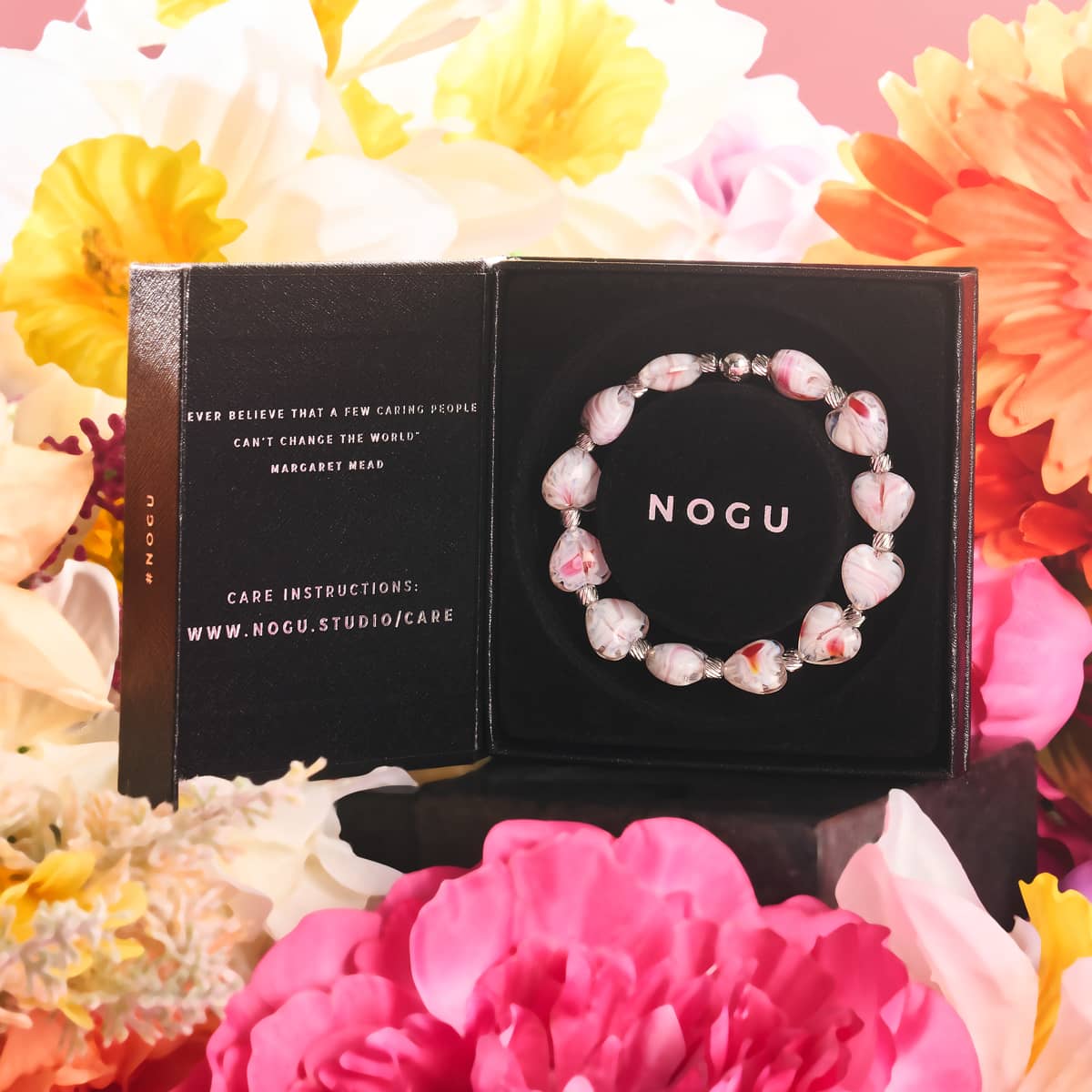 Blushing Breeze | Crystal Heart Bracelet - Image 5