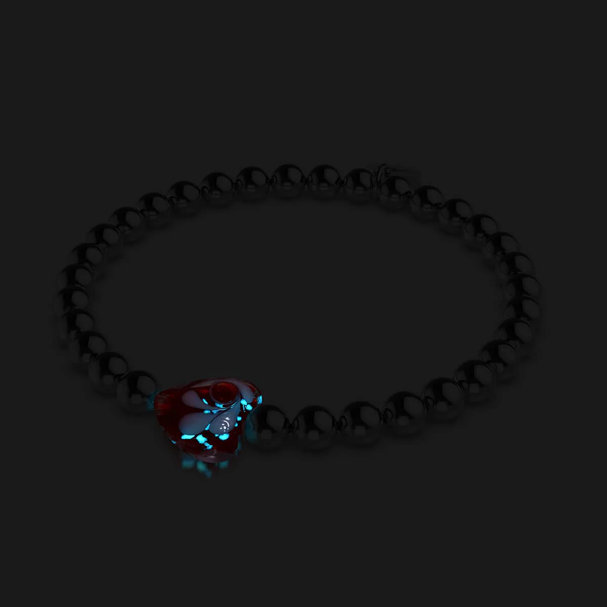 Crimson Swirl | Glowing Heart Essence Bracelet - Image 3