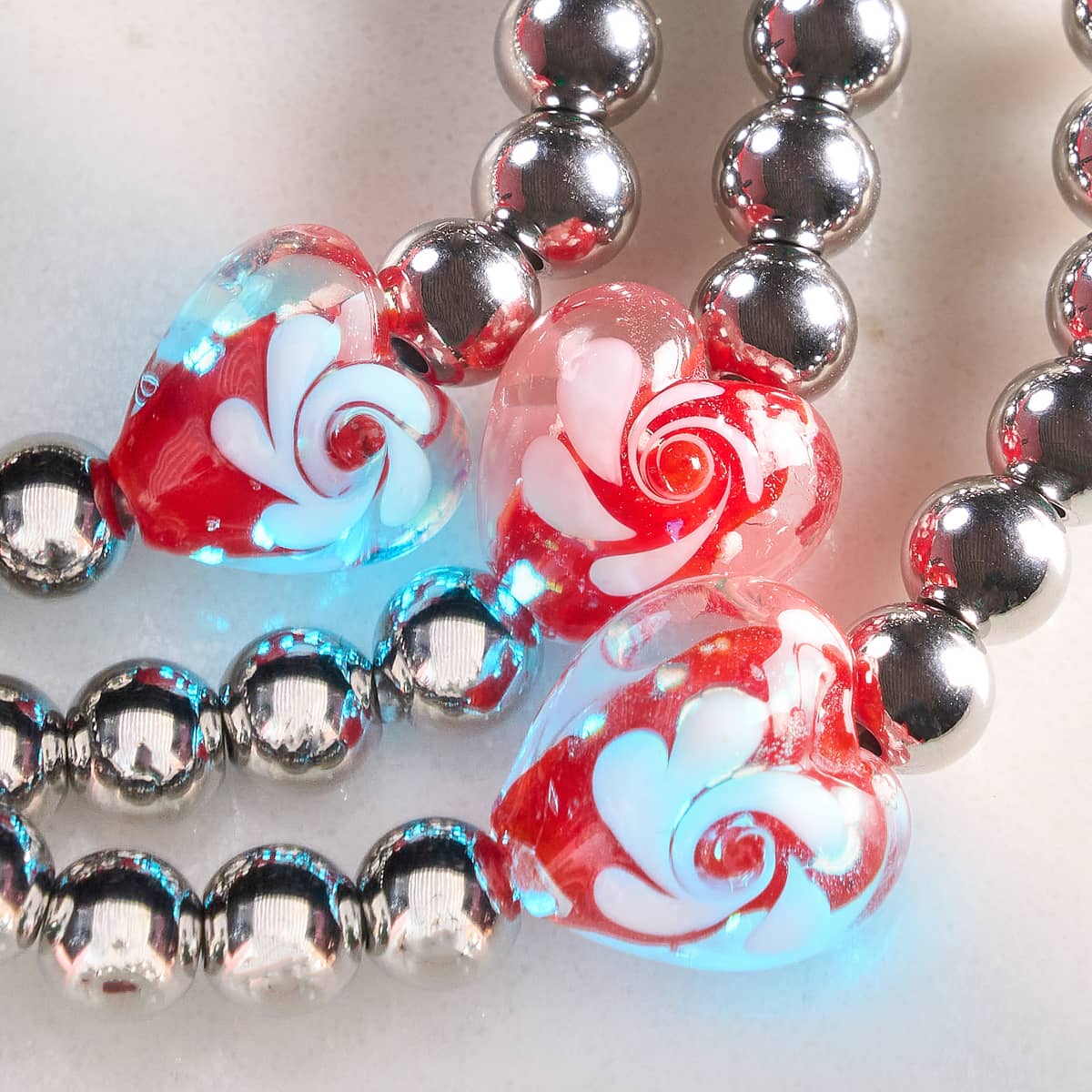 Crimson Swirl | Glowing Heart Essence Bracelet - Image 5