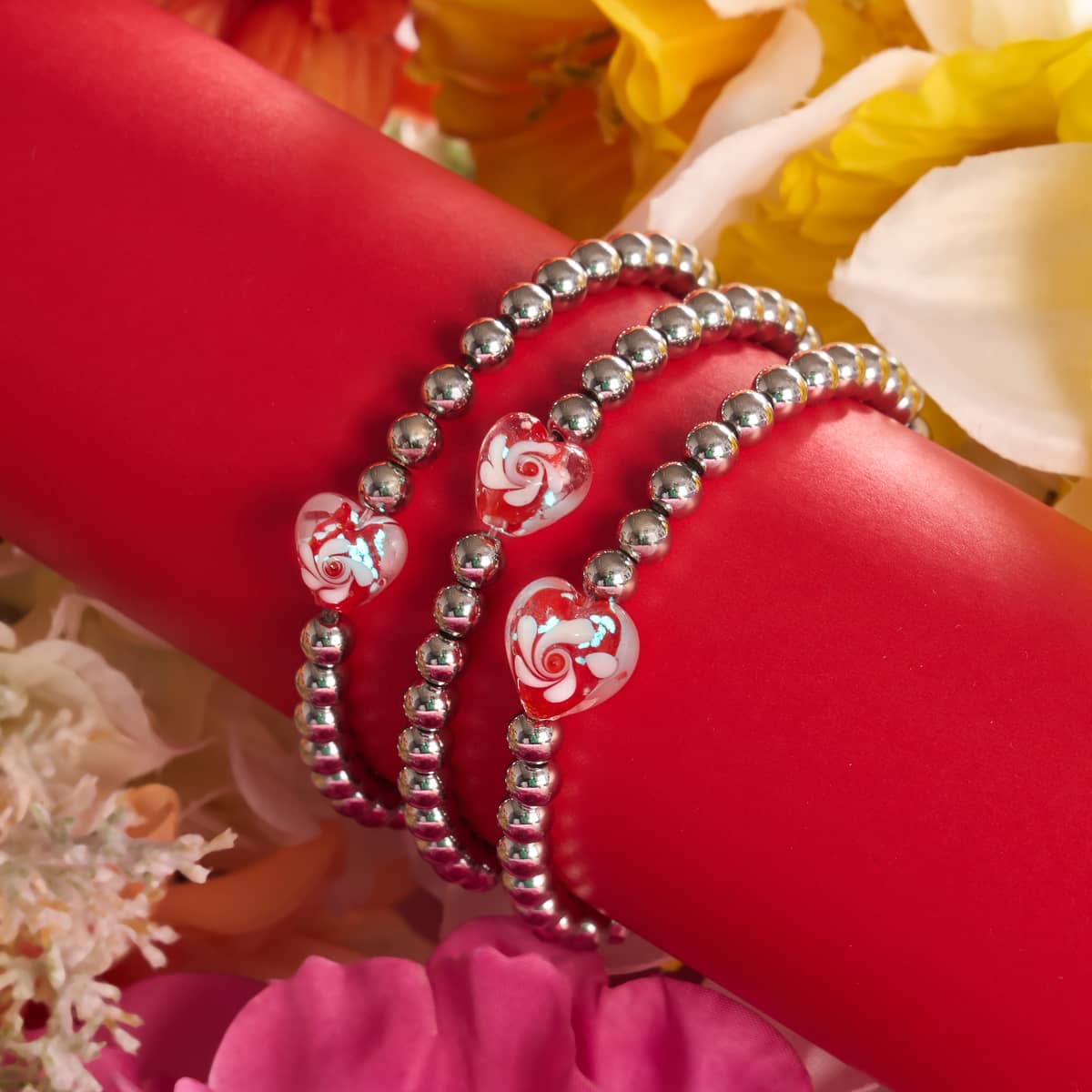 Crimson Swirl | Glowing Heart Essence Bracelet - Image 9