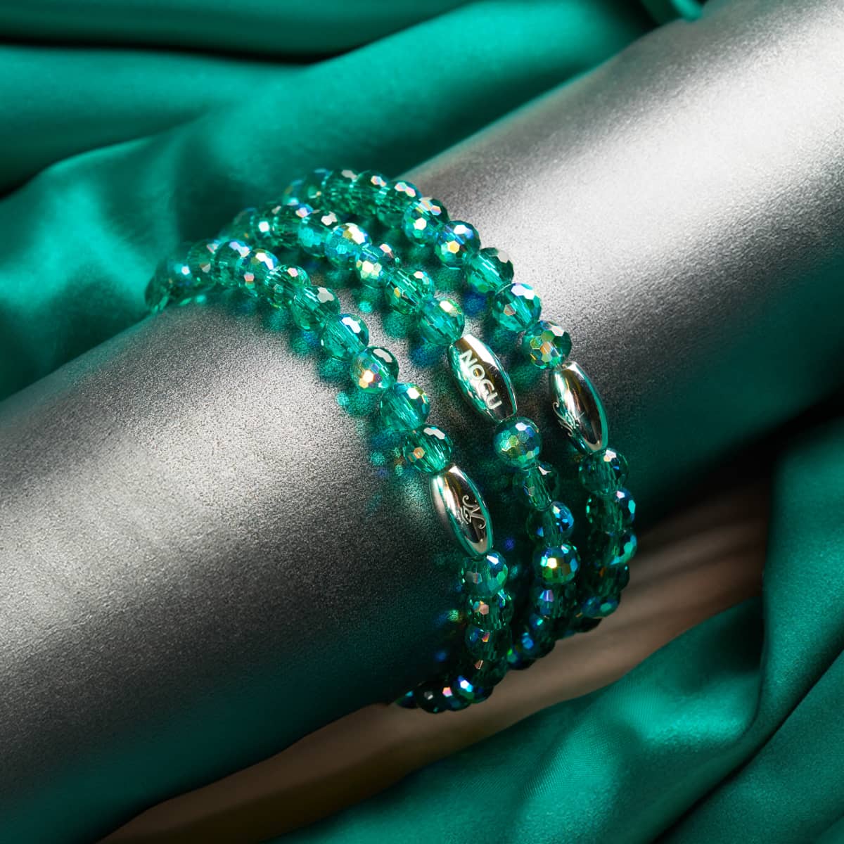 Deep Turquoise | Faceted Prisma Bracelet - Image 3