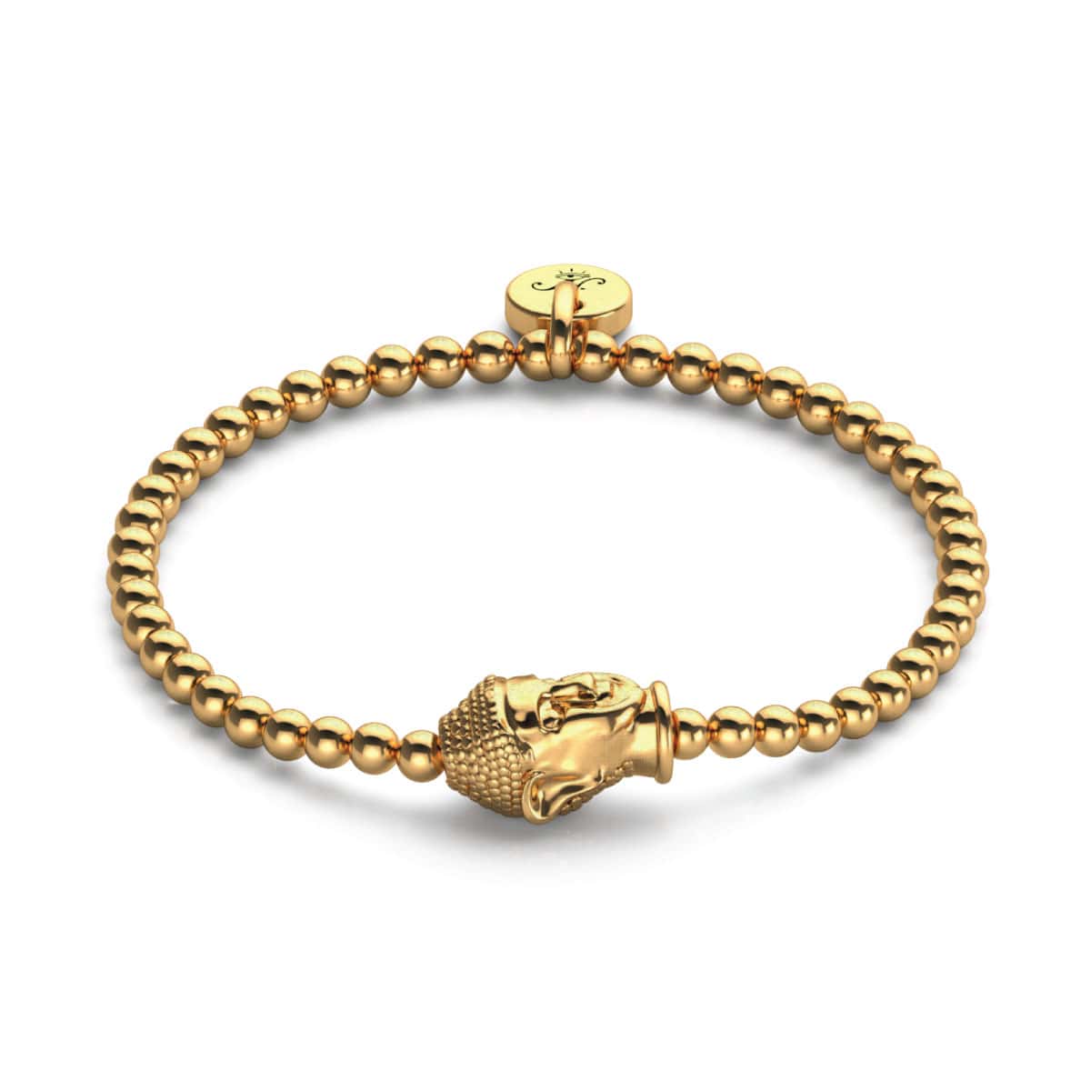Dharma | 18k Gold | Buddha Charm Bracelet - Image 4