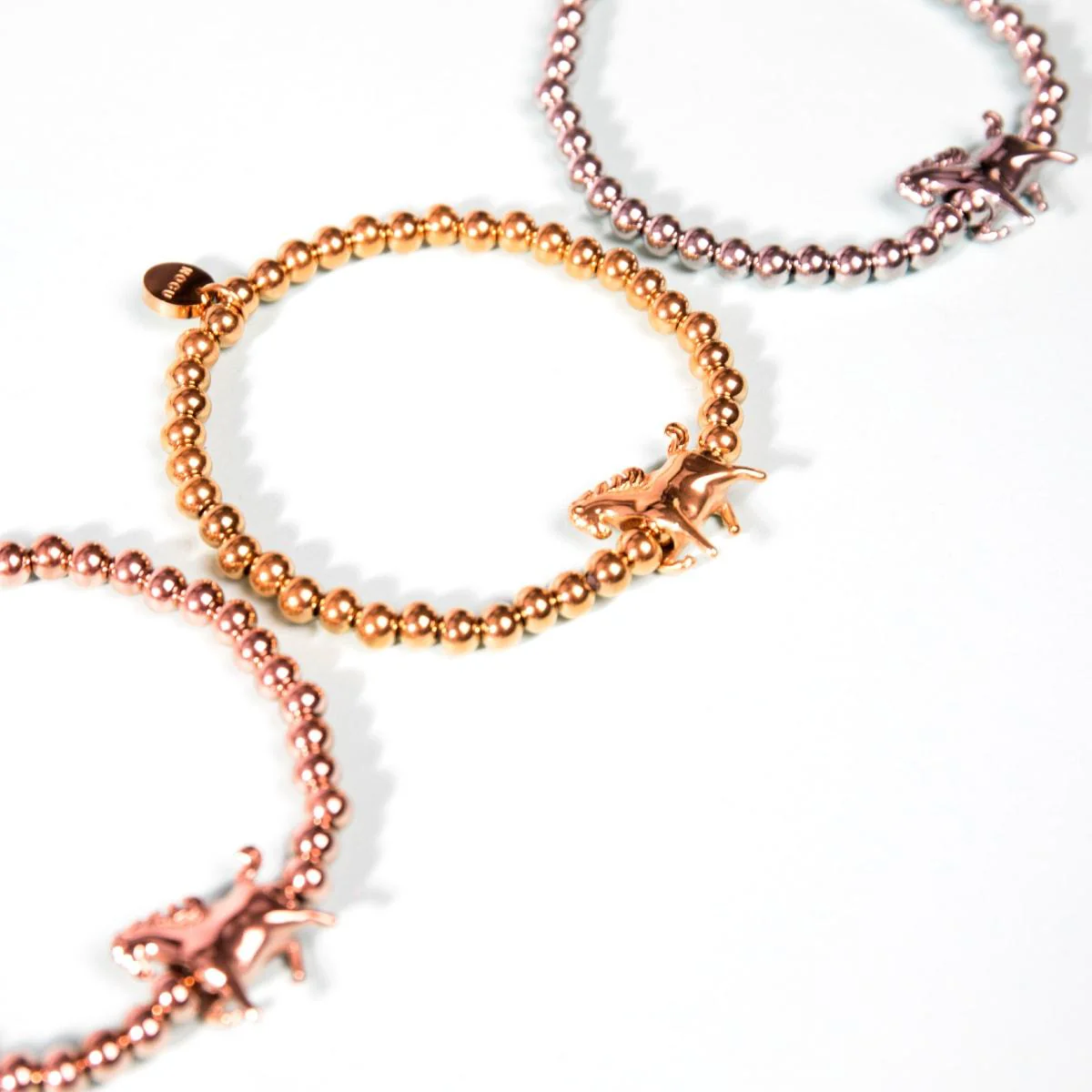 Equestrian | 18k Gold | Horse Charm Bracelet - Image 5