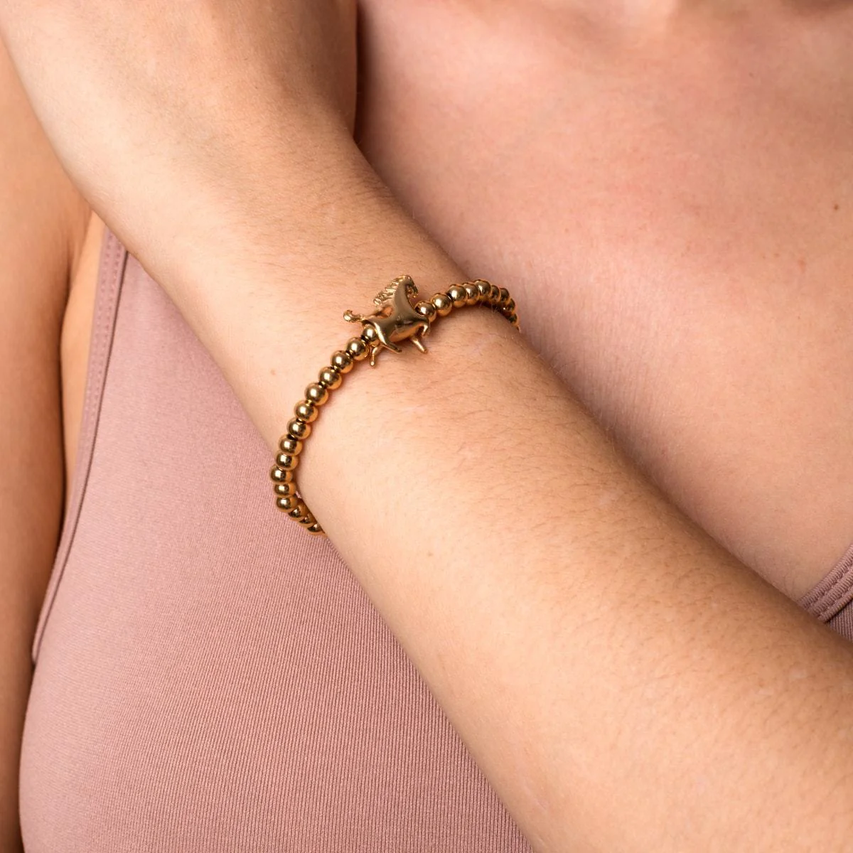 Equestrian | 18k Gold | Horse Charm Bracelet - Image 7