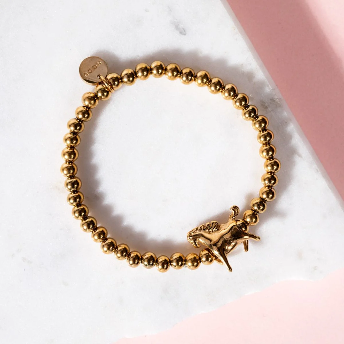 Equestrian | 18k Gold | Horse Charm Bracelet - Image 8