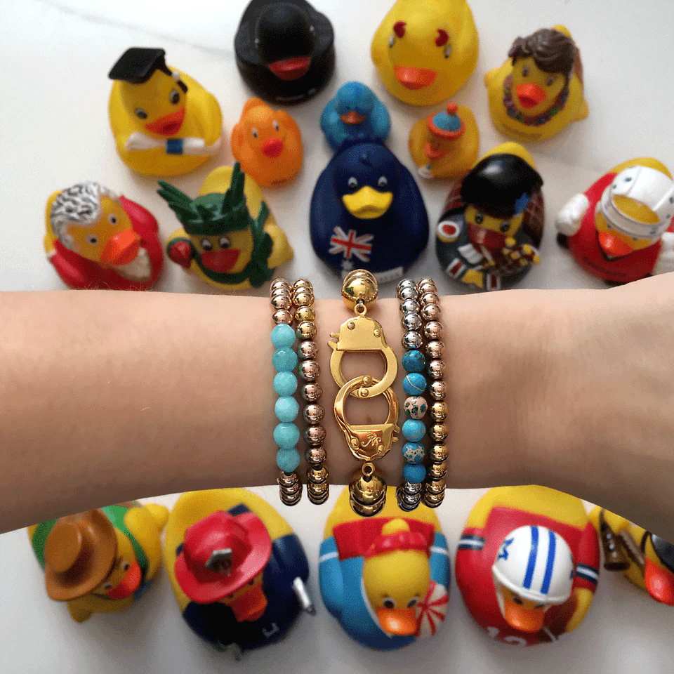 Jubilant | Silver | Dark Blue Emperor Gemstone | Expression Bracelet - Image 4