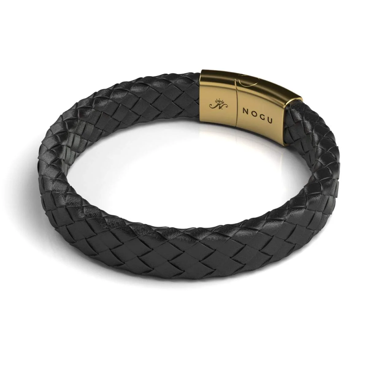 18k Gold | Infinity Braid | Leather Bracelet - Image 5