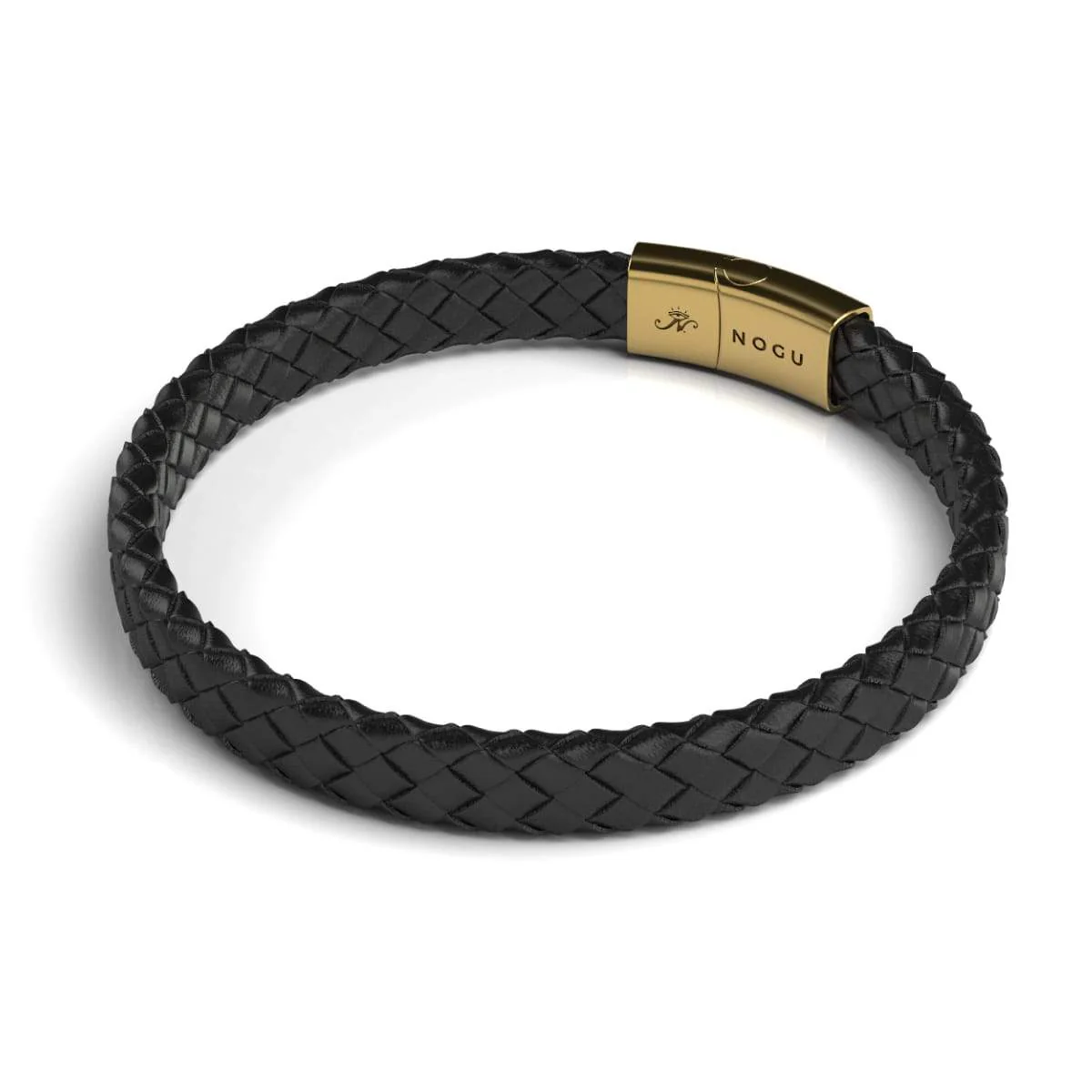 18k Gold | Infinity Braid | Mini Leather Bracelet - Image 5
