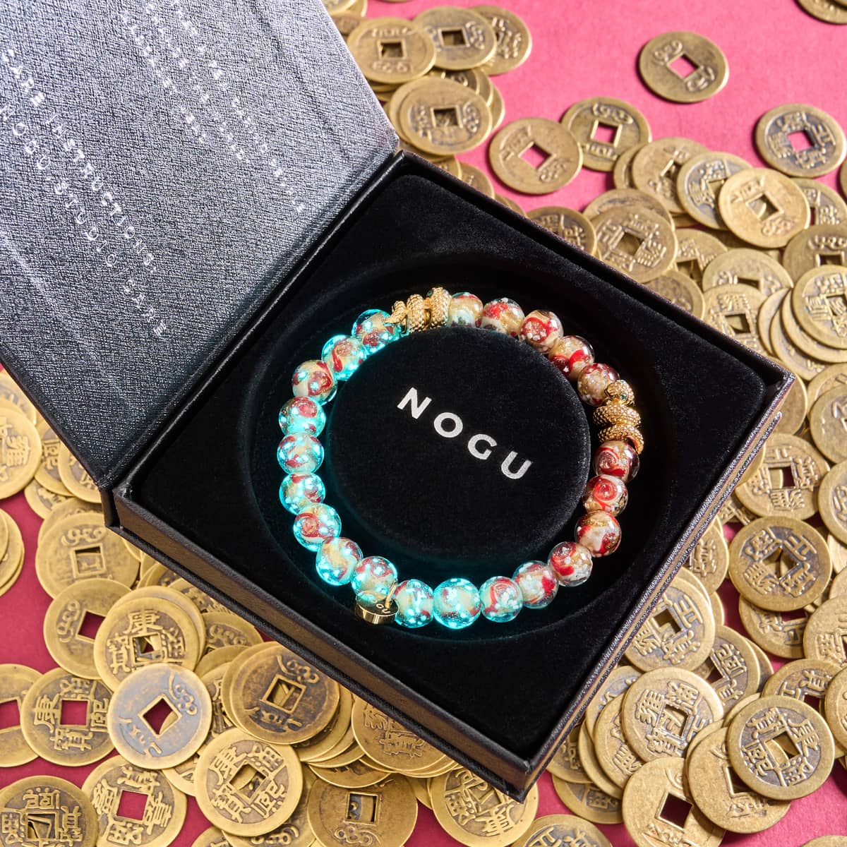 Golden Snake | Firefly Glass Swirl Bracelet - Image 7