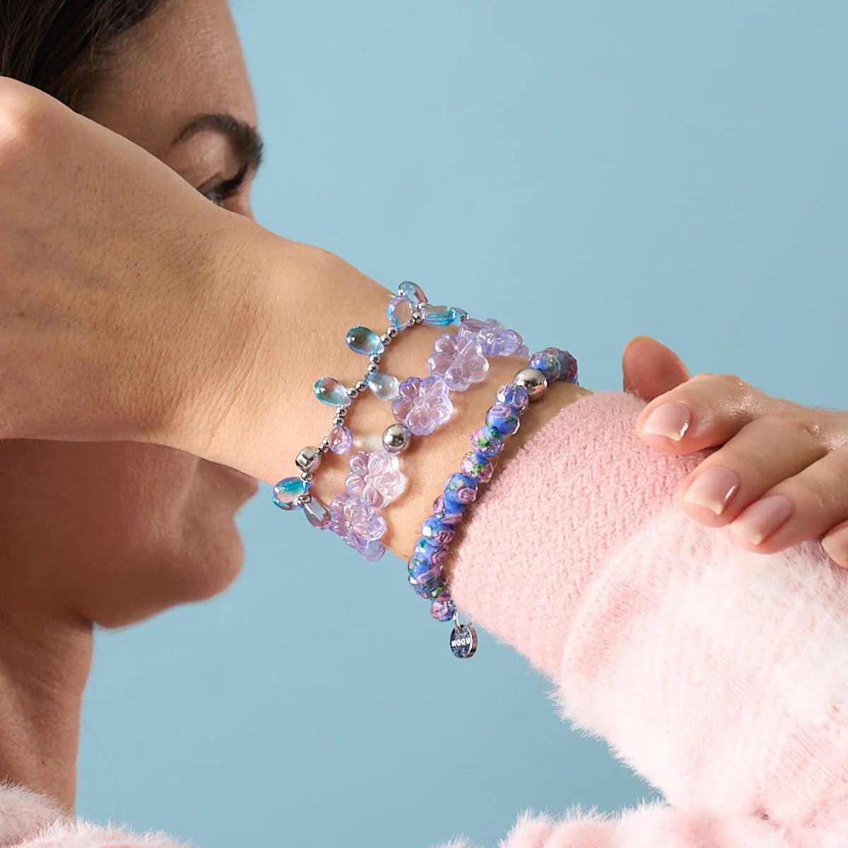 Hyacinth | Firefly Glass Diamonds Bracelet - Image 8