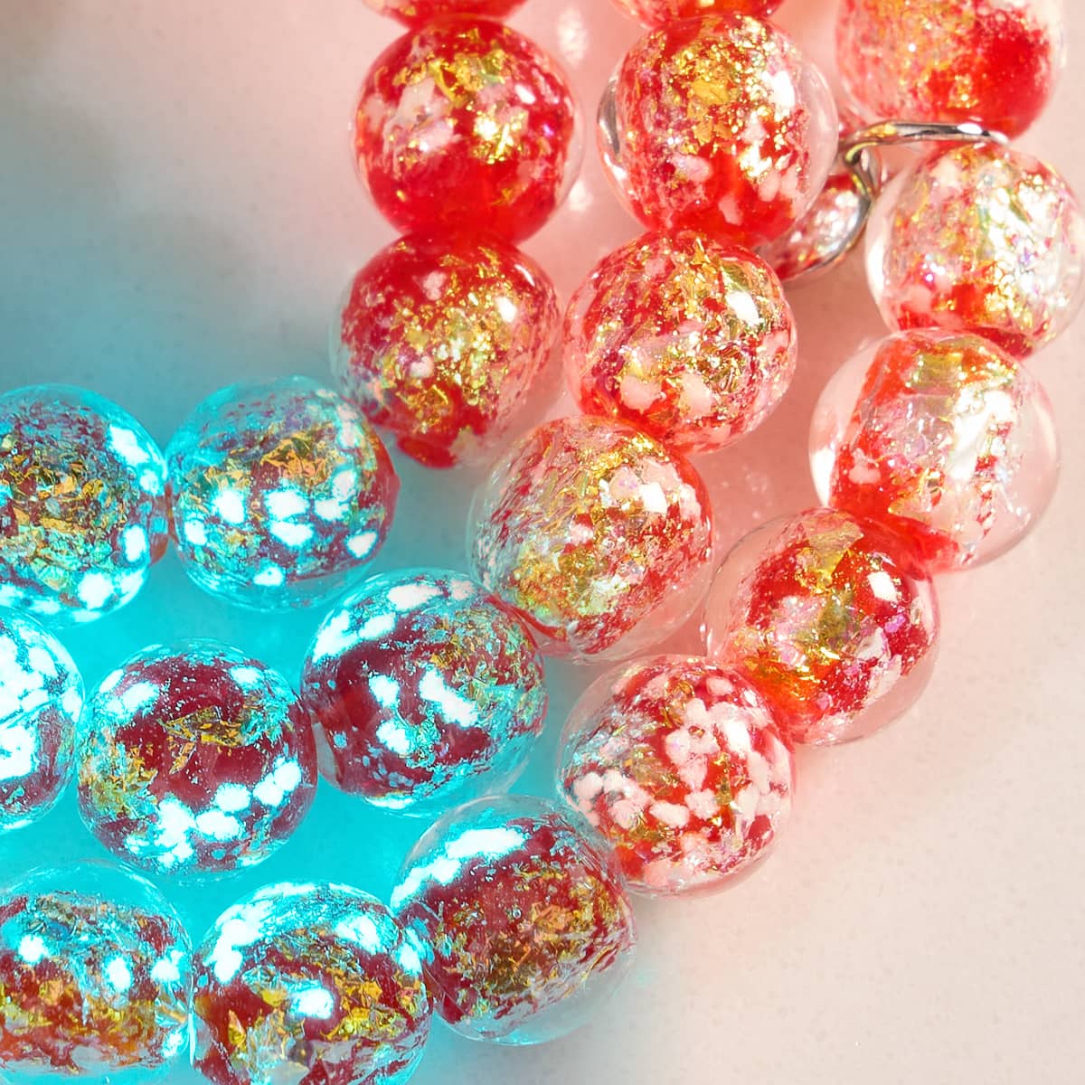 In Love | .925 Sterling Silver | Firework Glass Bracelet - Image 4