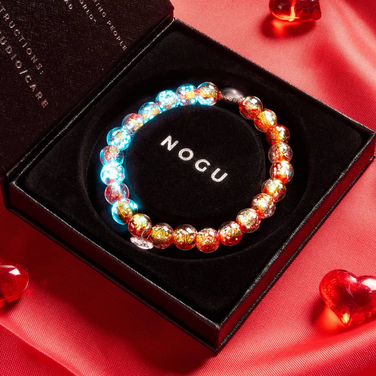 In Love | .925 Sterling Silver | Firework Glass Bracelet - Image 6