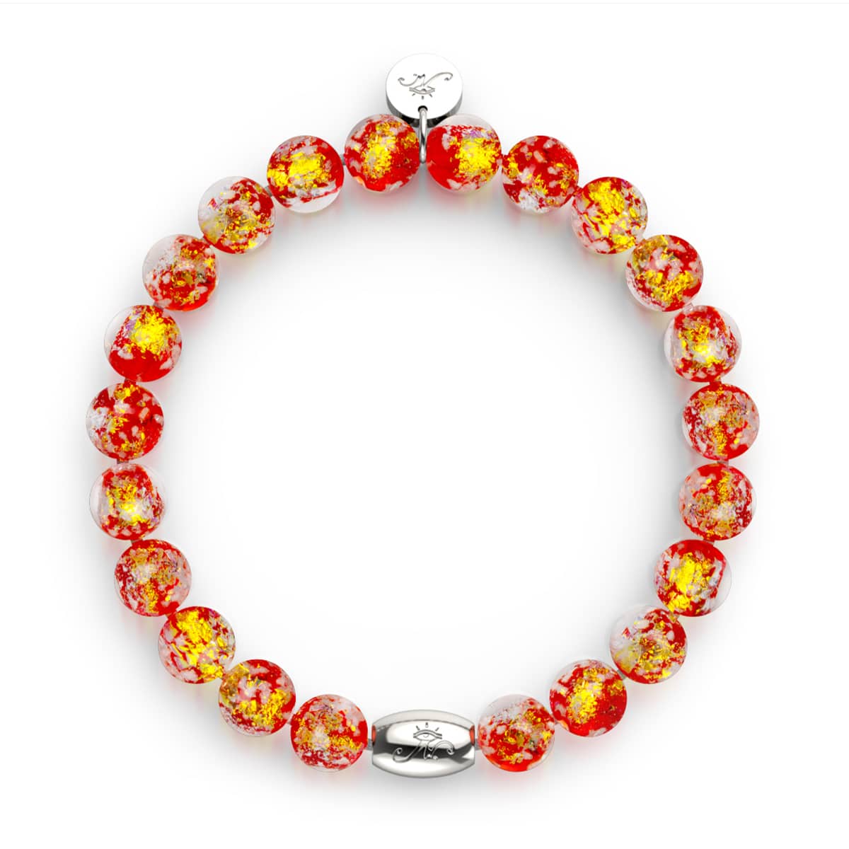 In Love | .925 Sterling Silver | Firework Glass Bracelet - Image 8