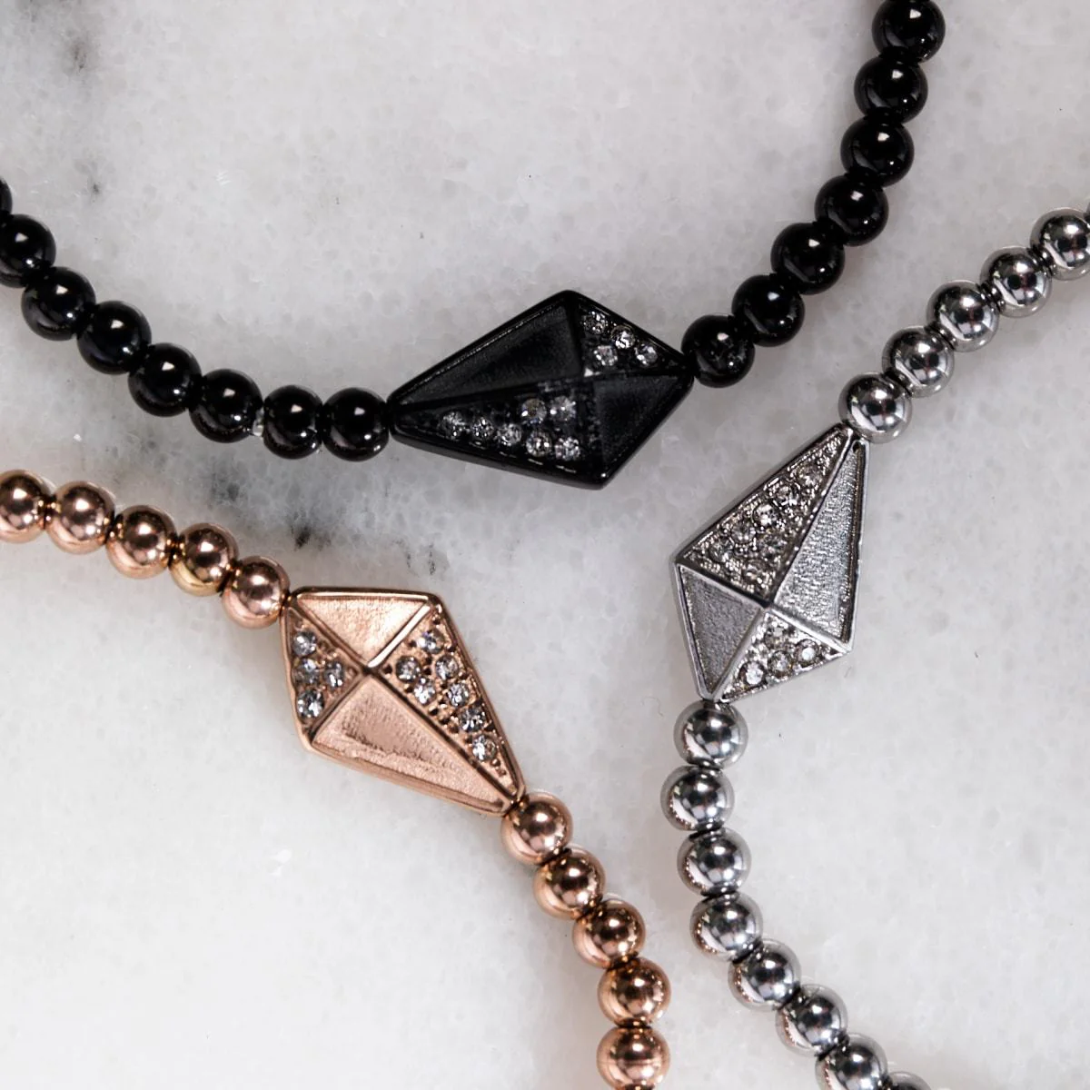 Kite | Silver | Crystal Charm Bracelet - Image 7