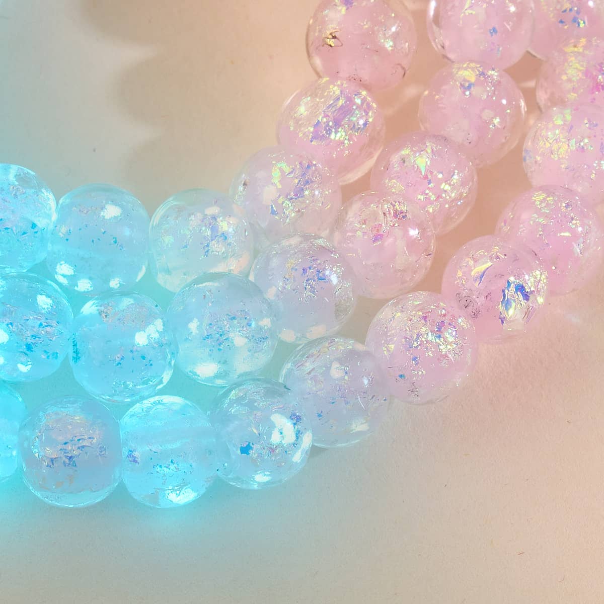 Lilac Guava | .925 Sterling Silver | Firework Glass Bracelet - Image 6