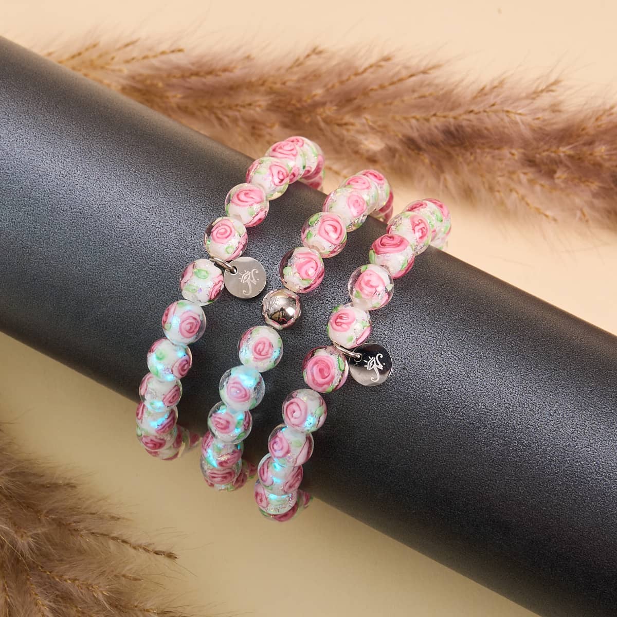 Lunafiore | Firework Glass Garden Bracelet - Image 7