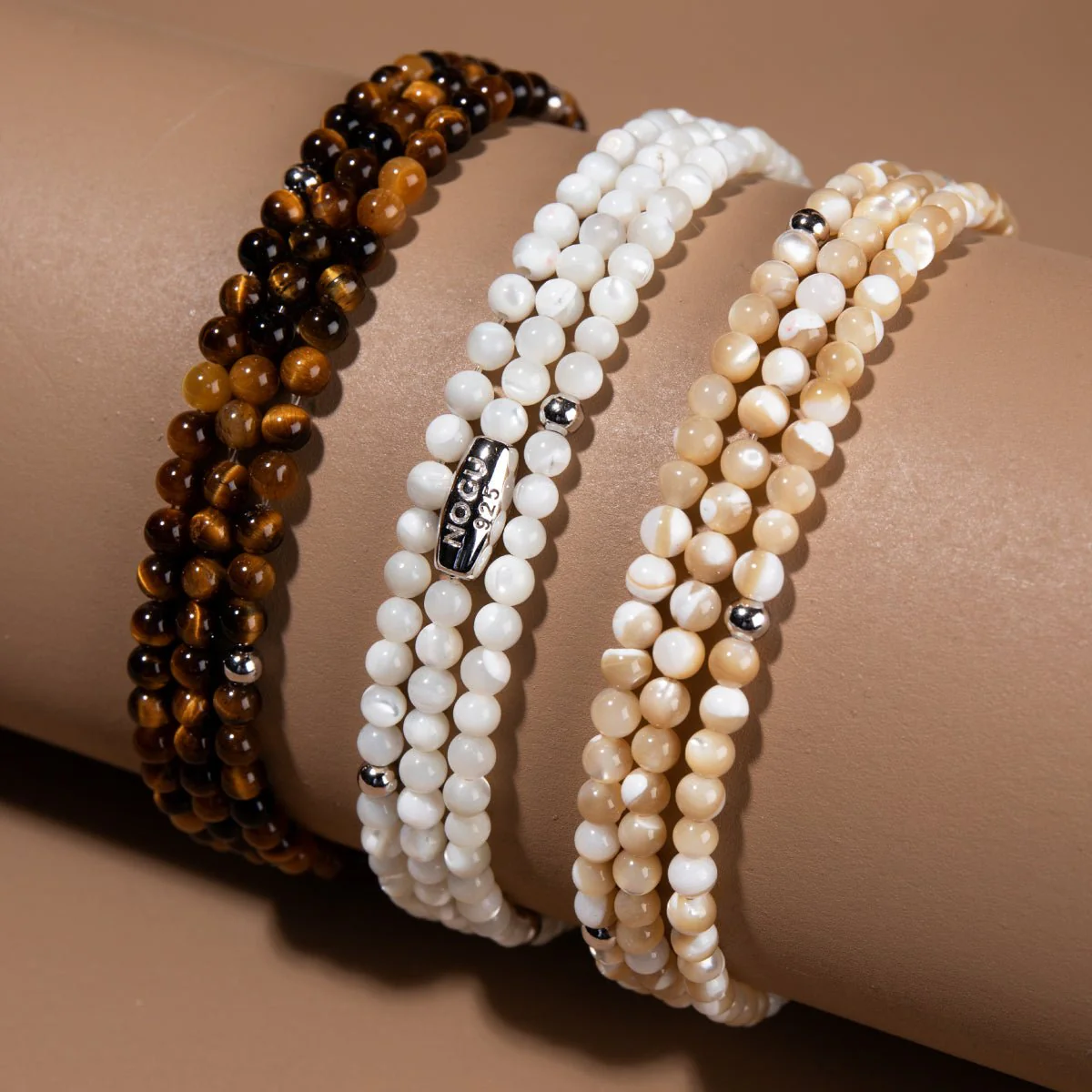 Pearlescent Jasper | .925 Sterling Silver | Gemstone Wrap - Image 5