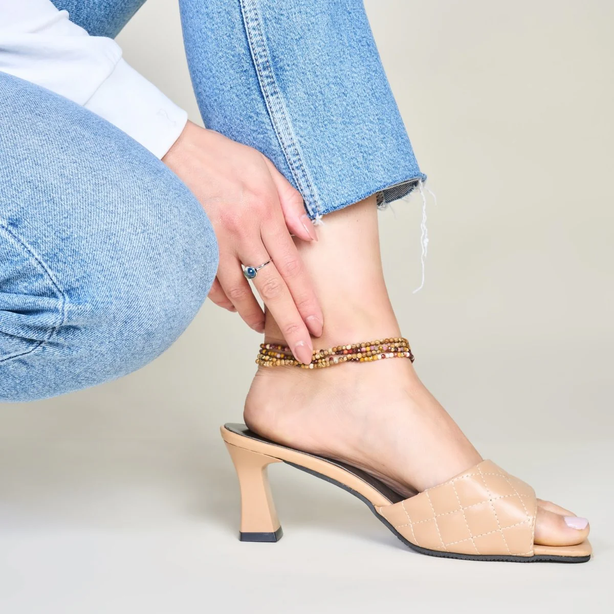 Picture Jasper | .925 Sterling Gold Vermeil | Gemstone Wrap - Image 5