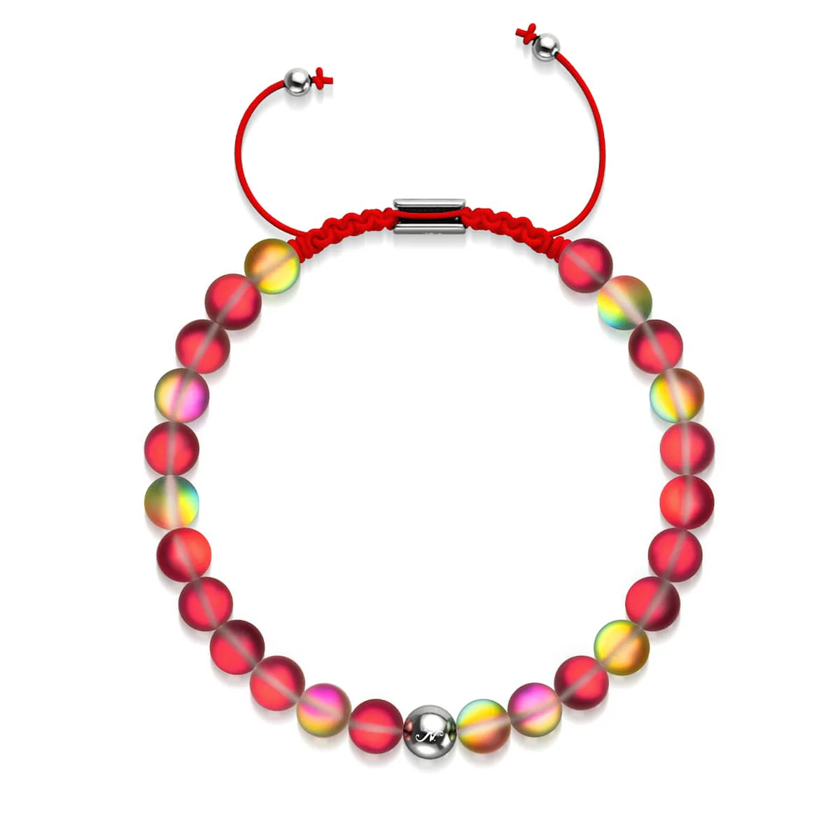 Pomegranate Mermaid Glass x Red String Bracelet - Image 3