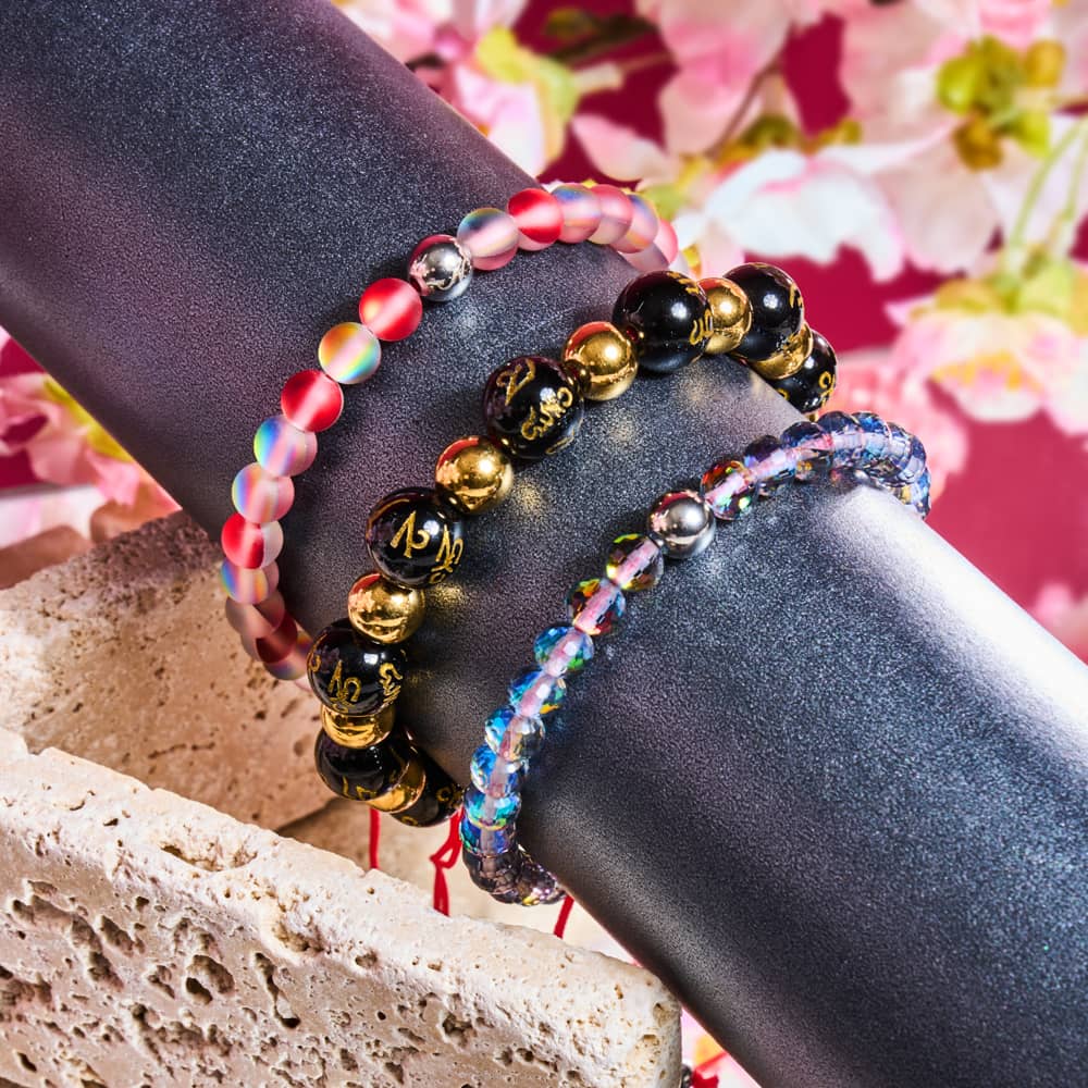 Pomegranate Mermaid Glass x Red String Bracelet - Image 4