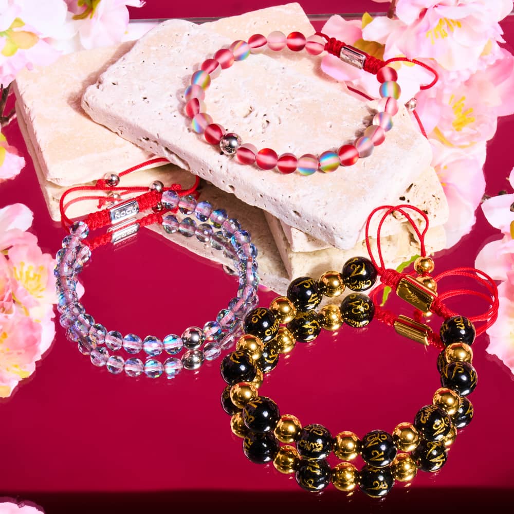 Pomegranate Mermaid Glass x Red String Bracelet - Image 6