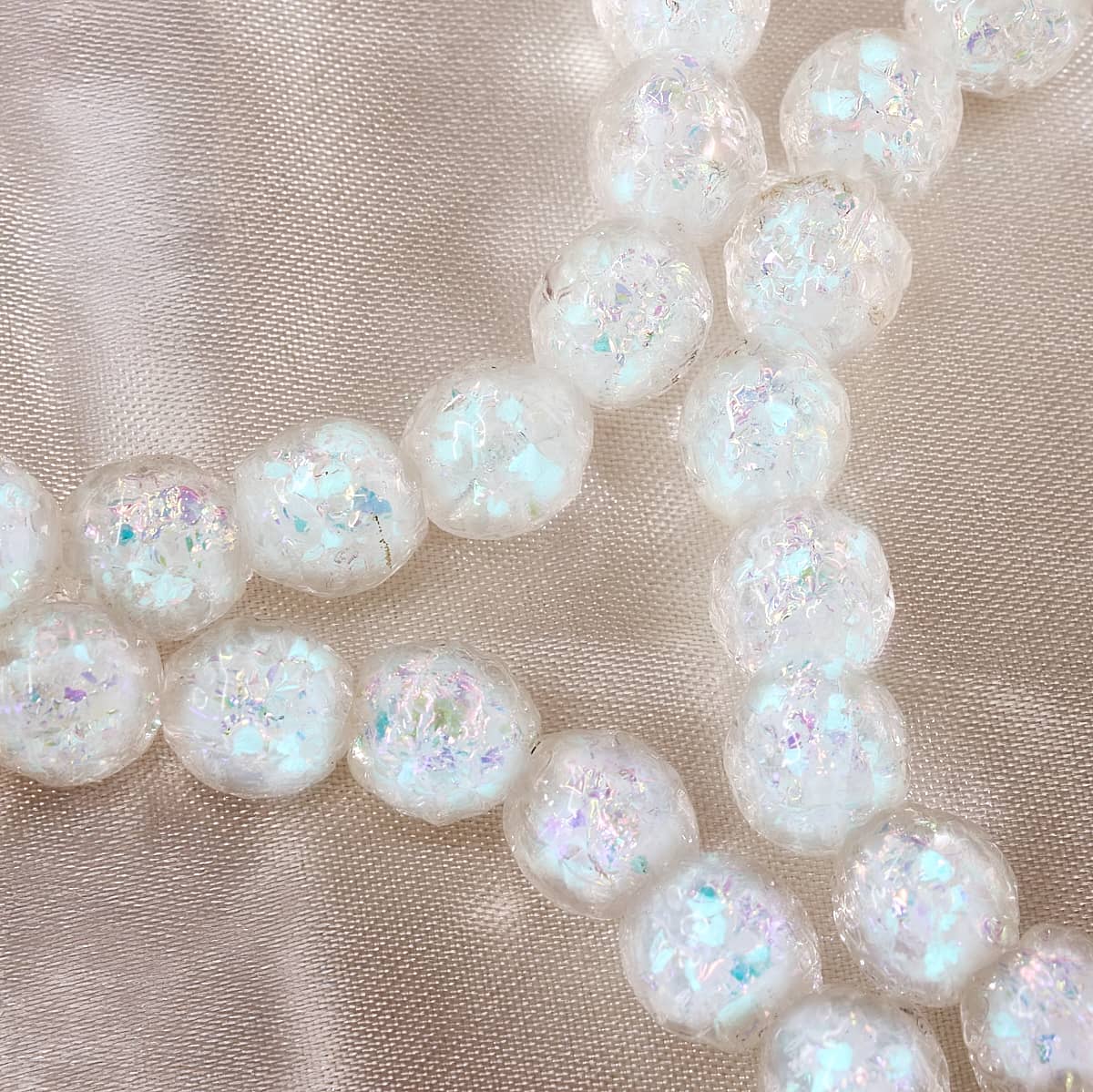 Rainbow Ice | Firework Glass Ice Drop Bracelet - Image 3