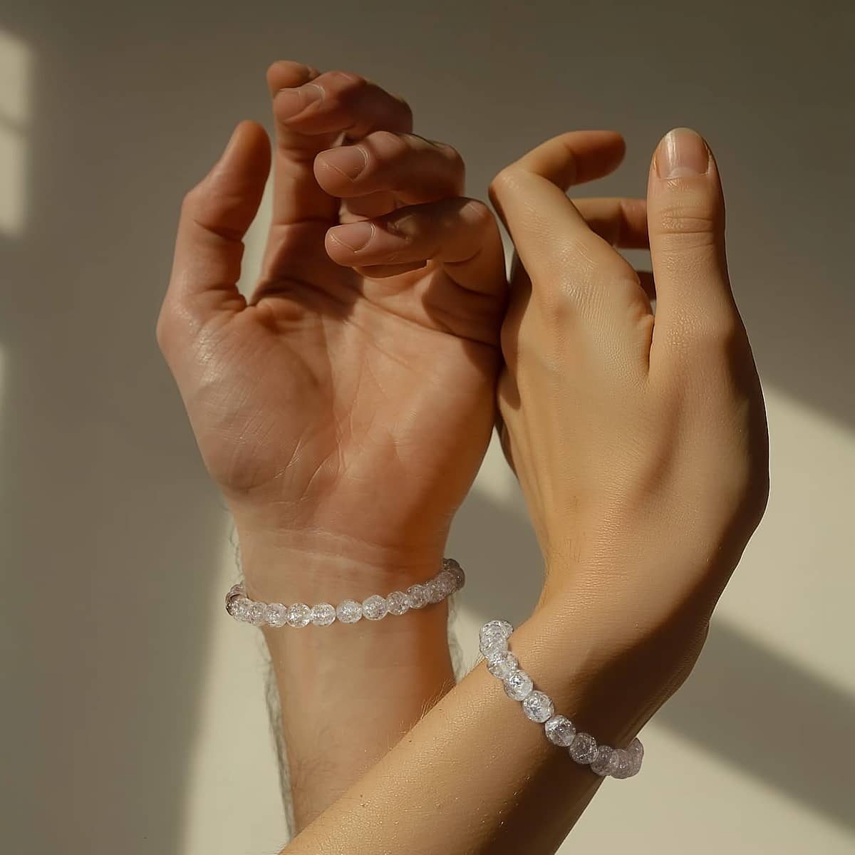 Rainbow Ice | Firework Glass Ice Drop Bracelet - Image 4