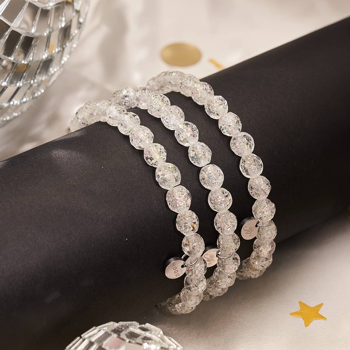 Rainbow Ice | Firework Glass Ice Drop Bracelet - Image 6