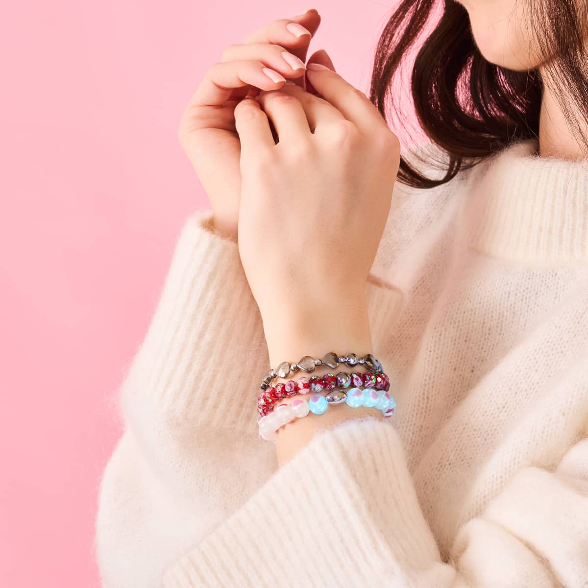 Red Roses | Firefly Glass Diamonds Bracelet - Image 7