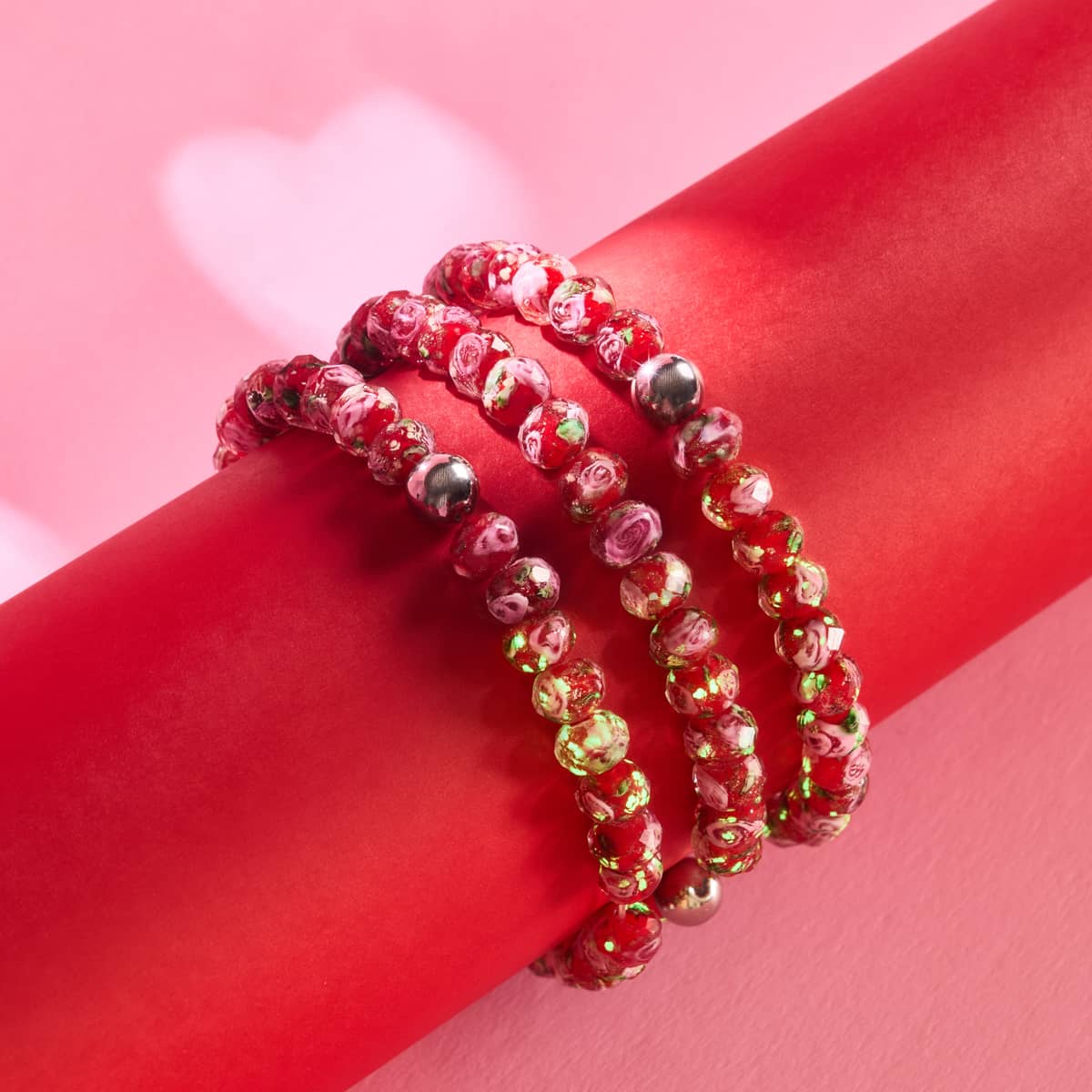 Red Roses | Firefly Glass Diamonds Bracelet - Image 8