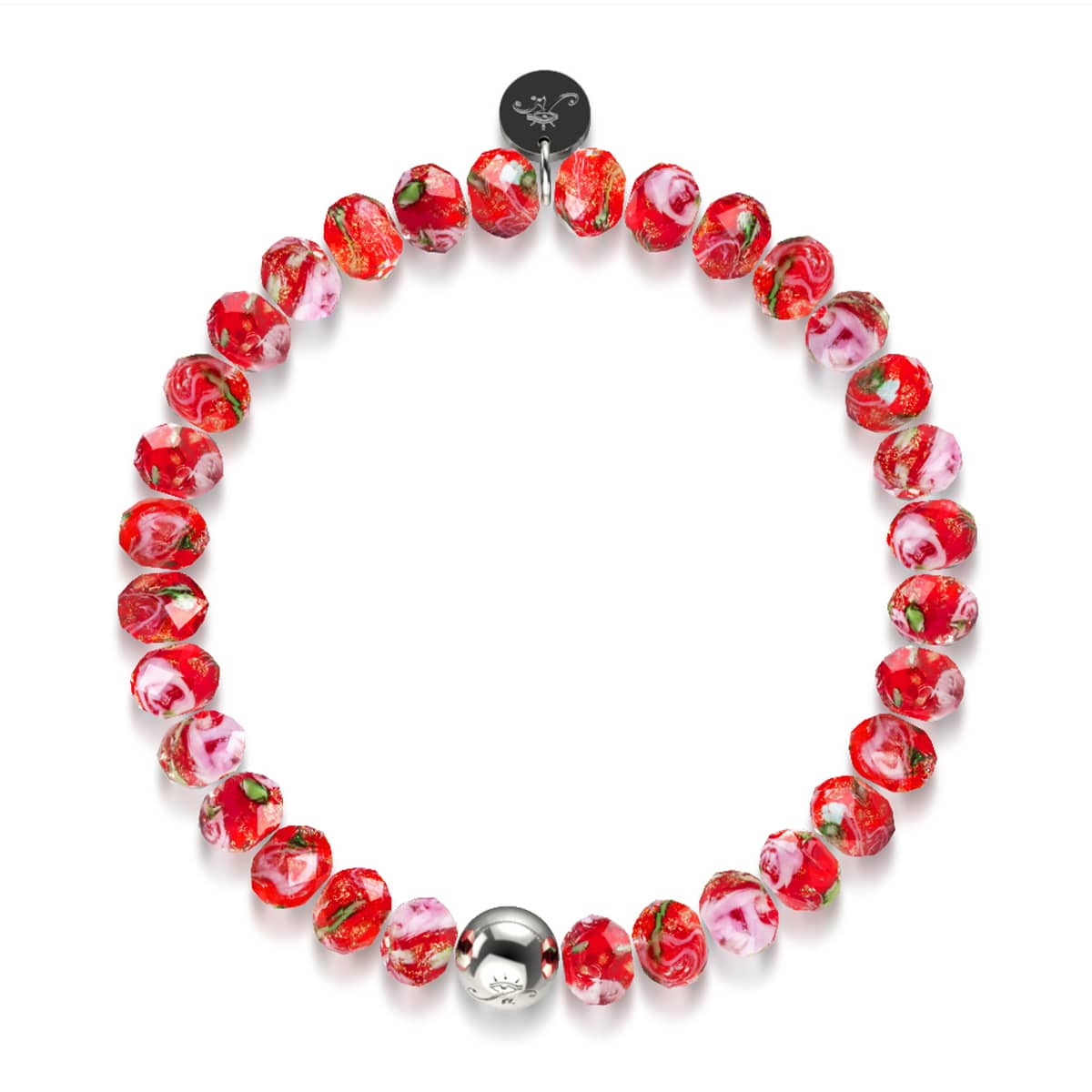 Red Roses | Firefly Glass Diamonds Bracelet - Image 9