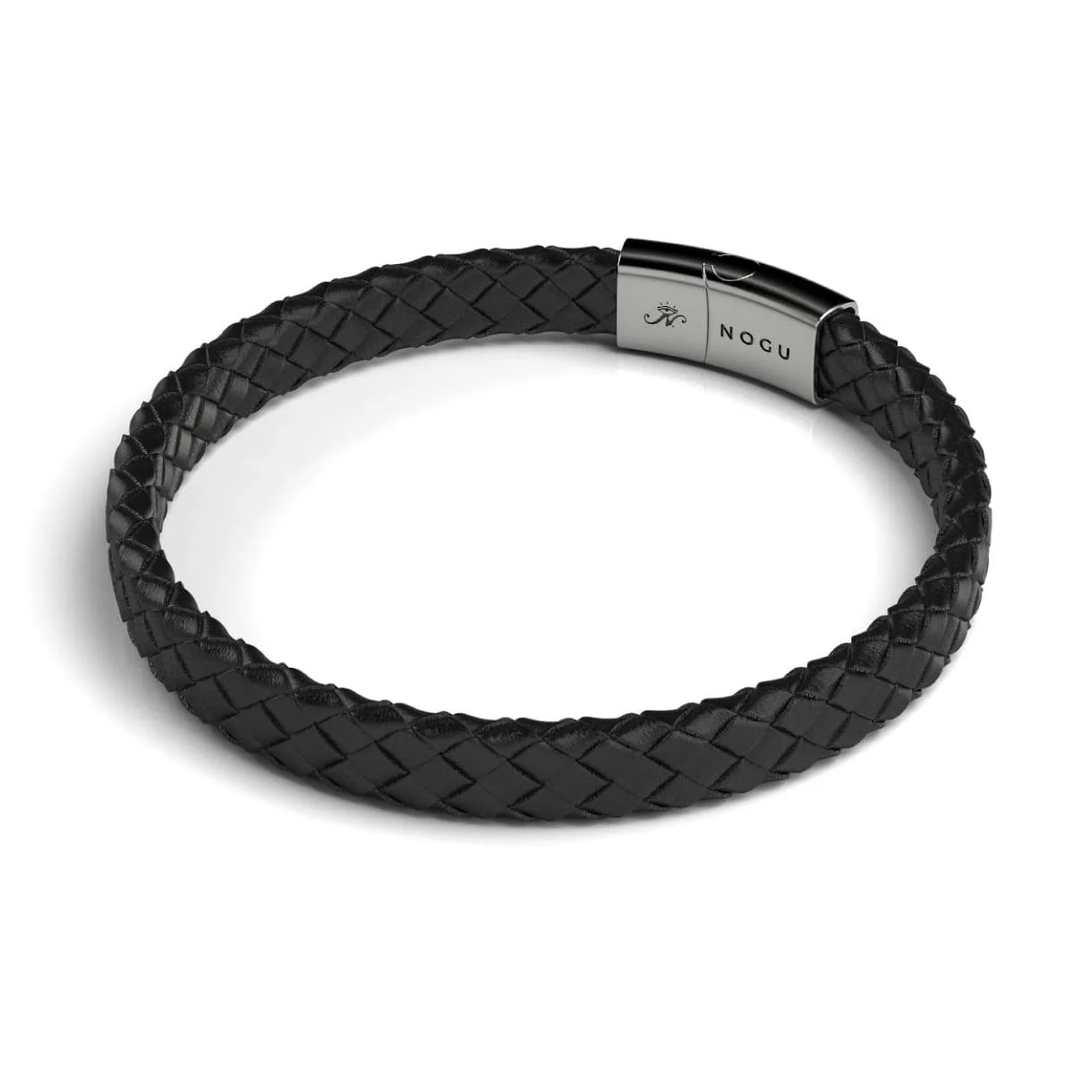 Silver | Infinity Braid | Mini Leather Bracelet - Image 4