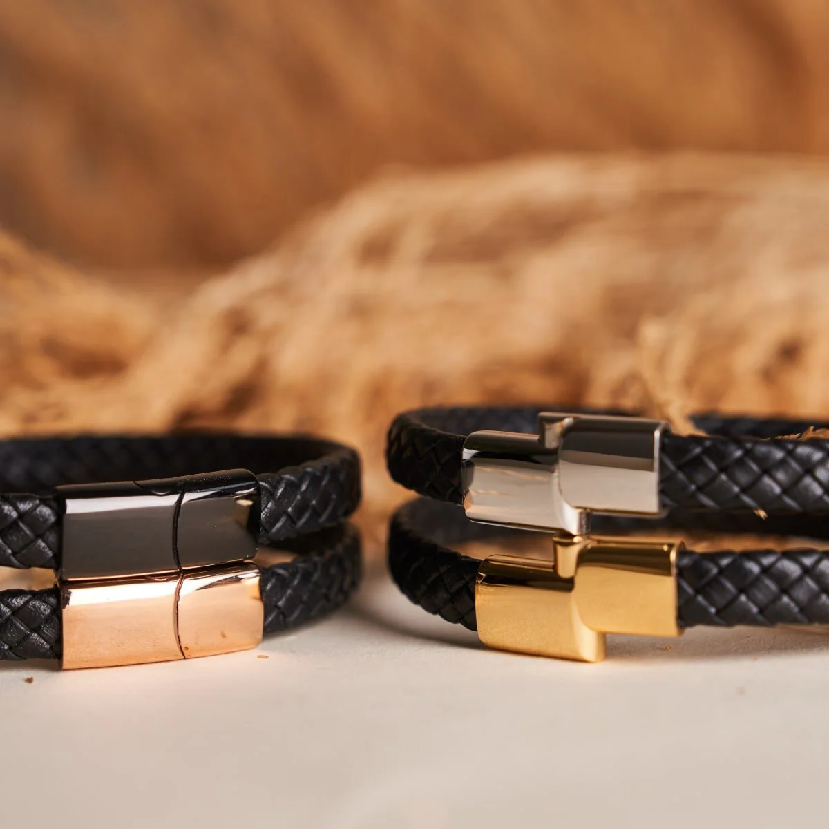 Silver | Infinity Braid | Mini Leather Bracelet - Image 6