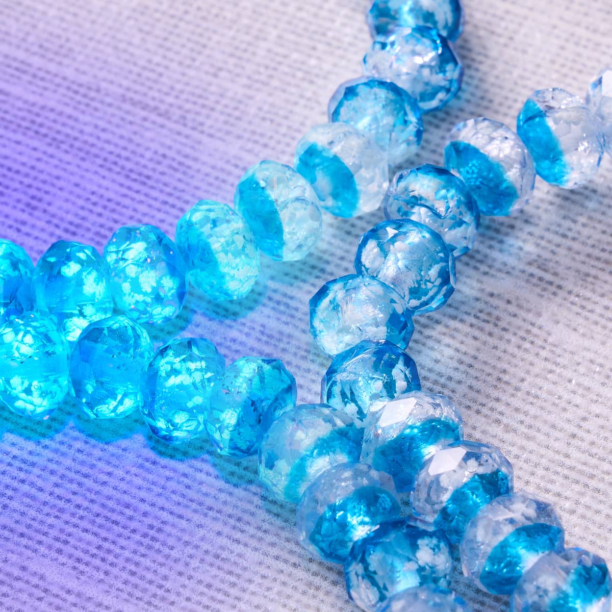 Topaz Ice | Firefly Glass Diamonds Snow Globe Bracelet - Image 3