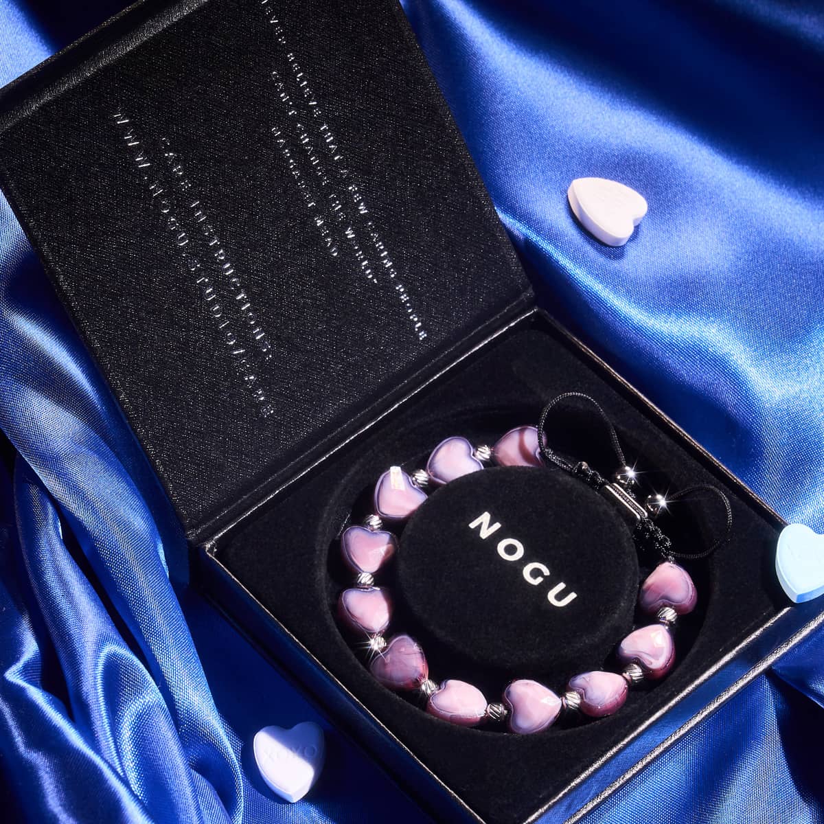 Violet Heartstring | Crystal Macrame Bracelet - Image 5