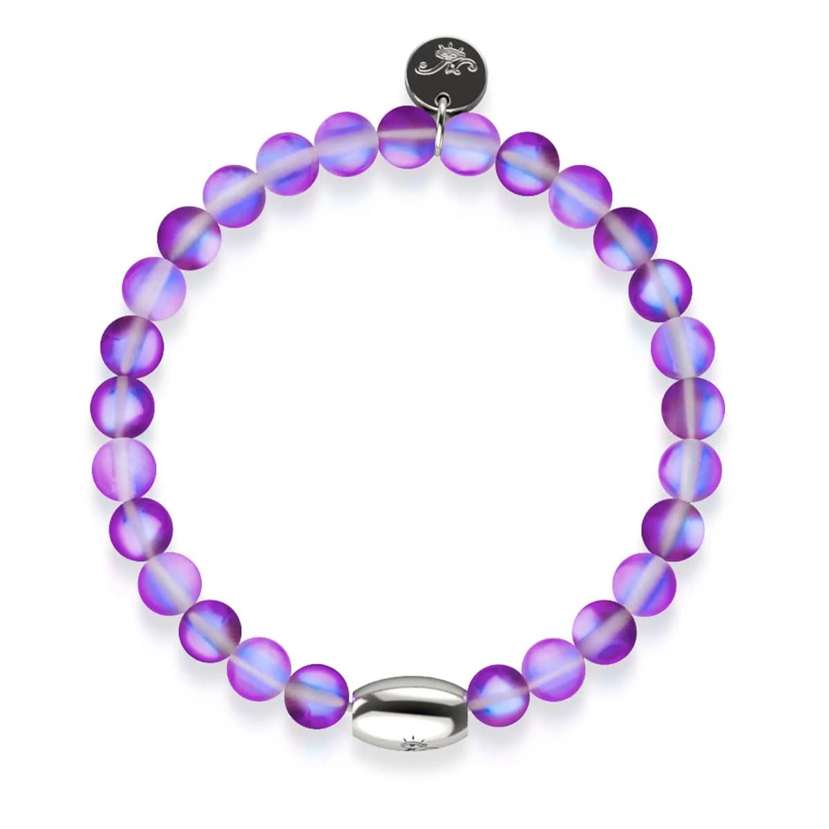 Violet | .925 Sterling Silver | Mermaid Glass Bead Bracelet - Image 7